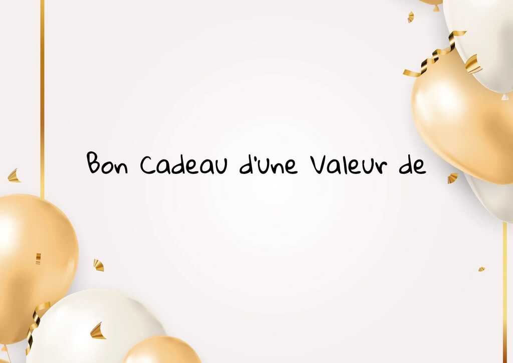Bon cadeau (montant libre)